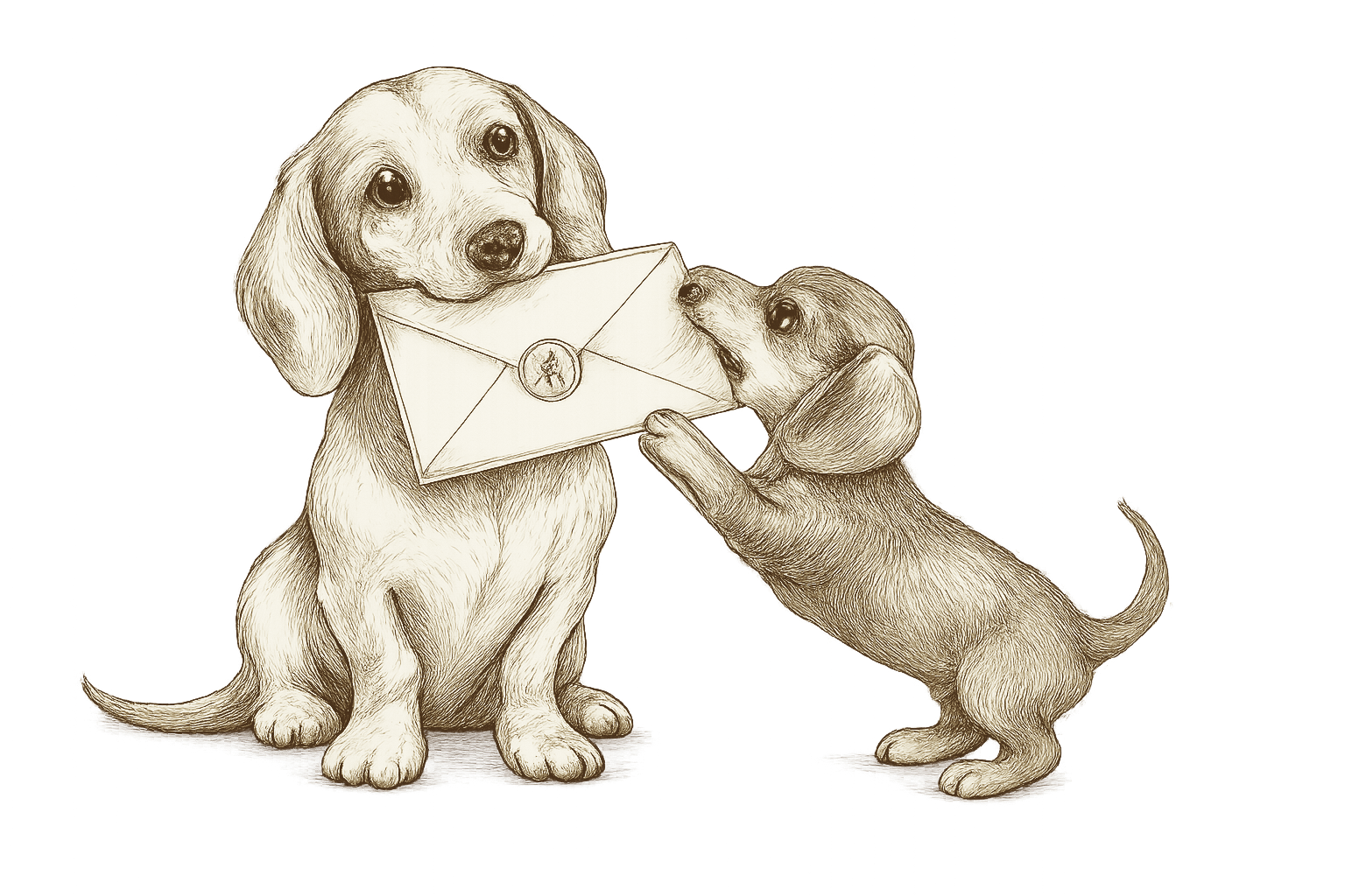 Ilustración de sobres para regalo